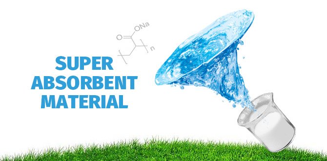 Super absorbent material-sodium polyacrylate