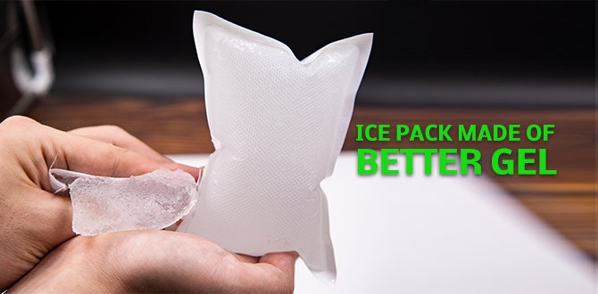 Efficient Ice Pack Made of Better Gel