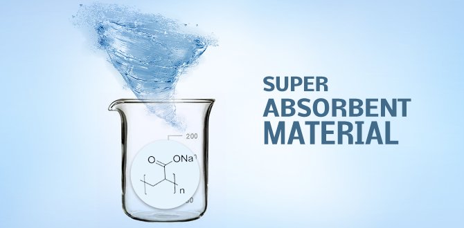 Super absorbent material-sodium polyacrylate
